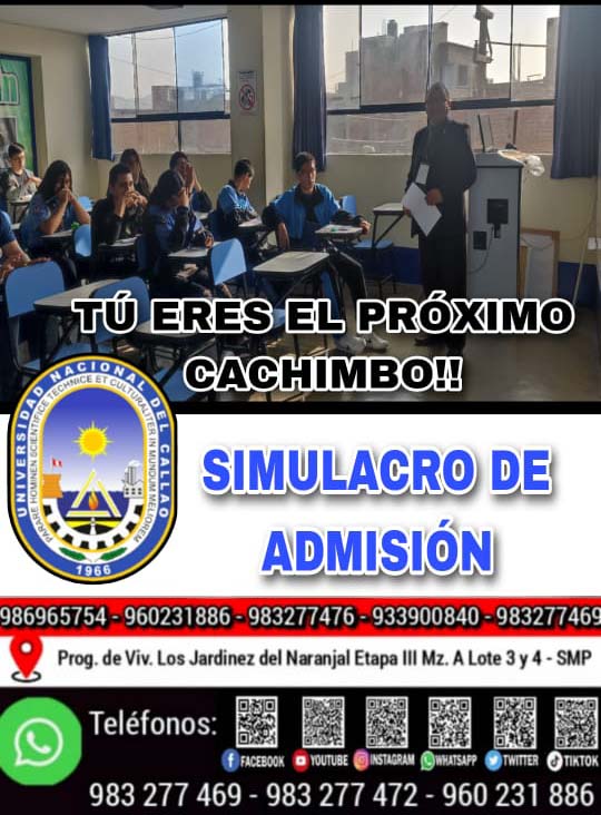 Simulacro De Admisión Presencial Unac Iep Sdp Simulacro De Admisión Presencial Unac Iep Sdp